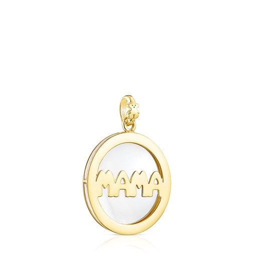 Small Silver Vermeil TOUS Mama Pendant