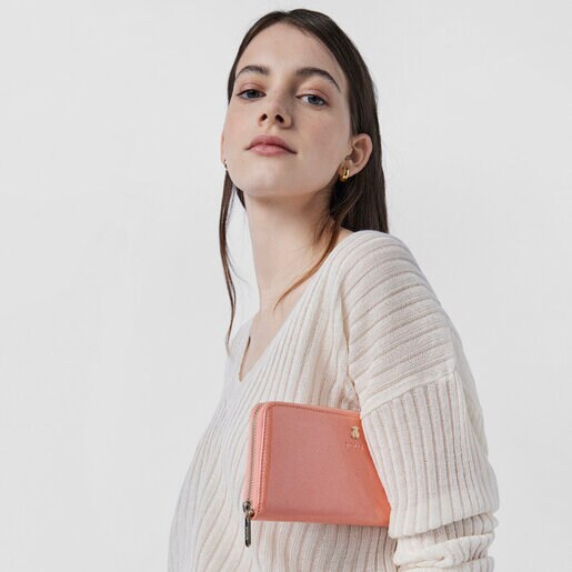 Средний розовый кошелек Dorp