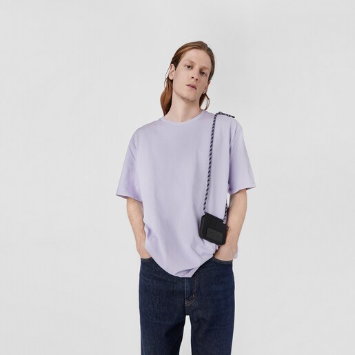 Black TOUS Empire Padded Hanging change purse