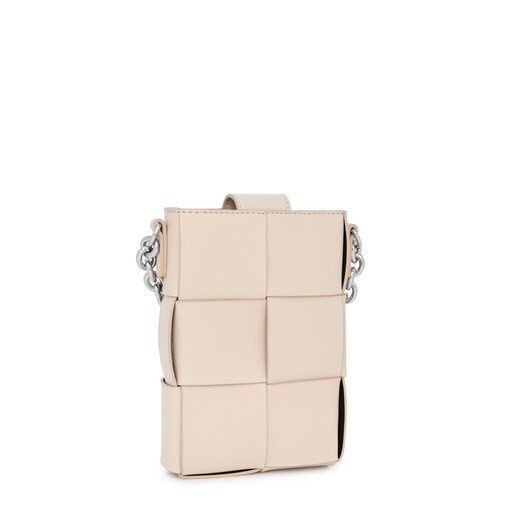 Mini bolso beige y negro TOUS Damas