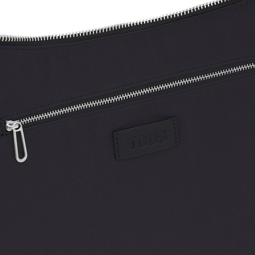 Bolso de hombro grande negro TOUS Puffy bear