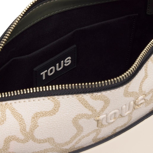 Sac à bandoulière ivoire moyen Kaos Icon