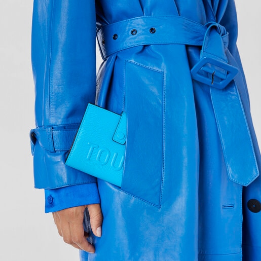 Cartera Pocket azul TOUS La Rue
