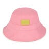 Różowy dwustronny kapelusz typu bucket Doble