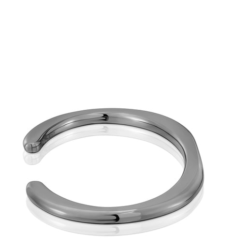 Dark silver Bangle Line