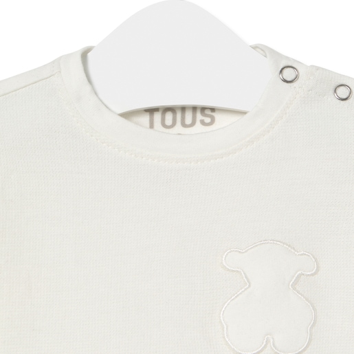 T-shirt in Casual ecru