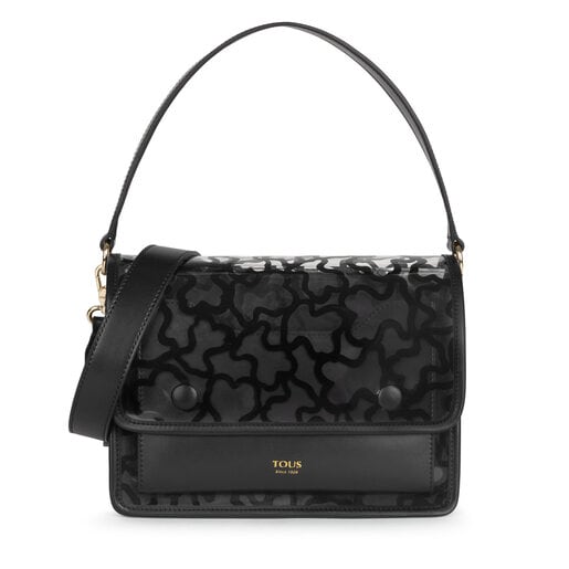 Tous Bandolera S. LEISSA, Bolso Mujer, Negro (Negro 995900737), 21x15x7 cm  (W x H x L) : : Moda