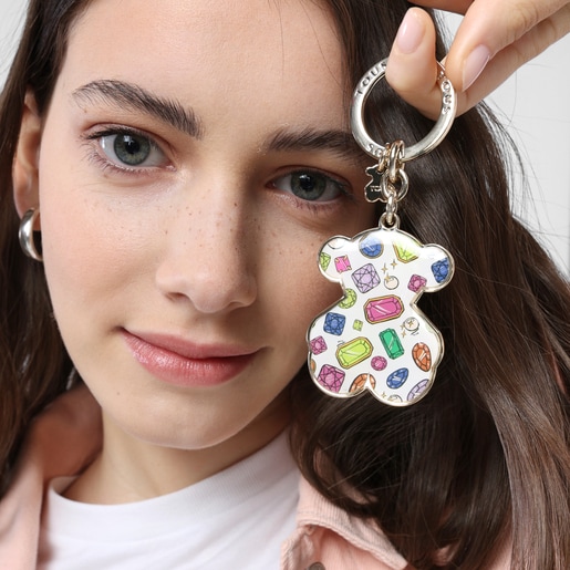 TOUS Gems bear Key ring