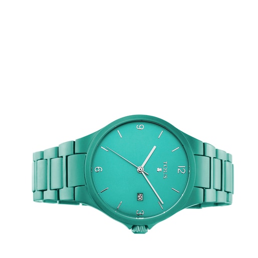 Turquoise anodized aluminum Motion Aluminio Watch