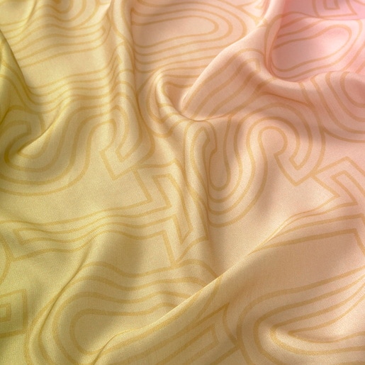 Pink Foulard TOUS Lines Gradient Repeat