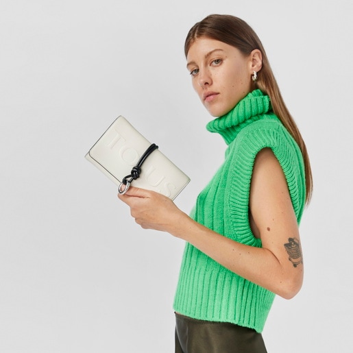 ベージュのウォレット TOUS Cloud