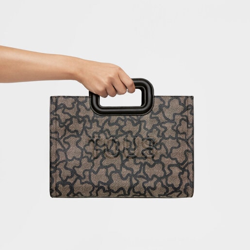 Medium black Kaos Icon Amaya Shopping Bag | TOUS