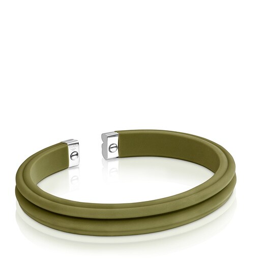 Green steel Bangle TOUS Man