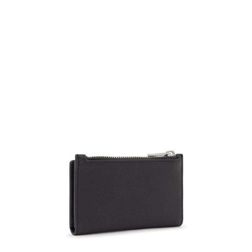ブラックのスモール・カードウォレット TOUS Audree Pockets