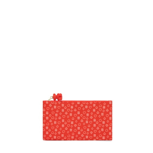 Medium red Toiletry bag TOUS Bear Anniversary