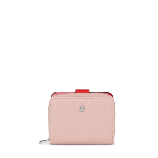 Small pink and beige New Dubai Wallet | TOUS