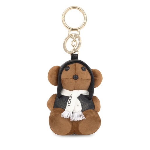 Pack Teddy Amaya Aviator Key ring + multicolored Scarf