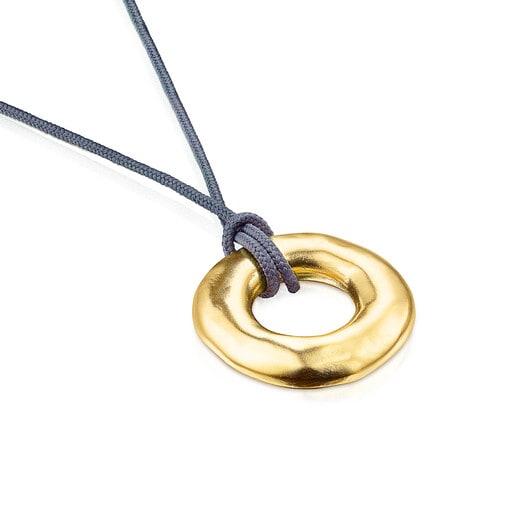 Collana a ciambella con placcatura in oro 18 kt su argento Luah