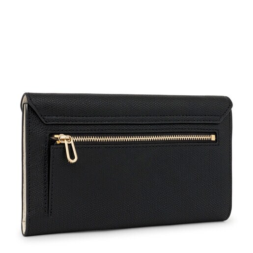 Black TOUS Sylvia Flap Wallet TOUS