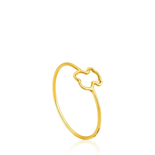 Gold Silueta Ring | TOUS