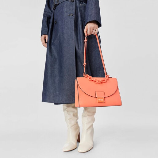 תיק אורבני TOUS Sylvia בינוני בצבע כתום