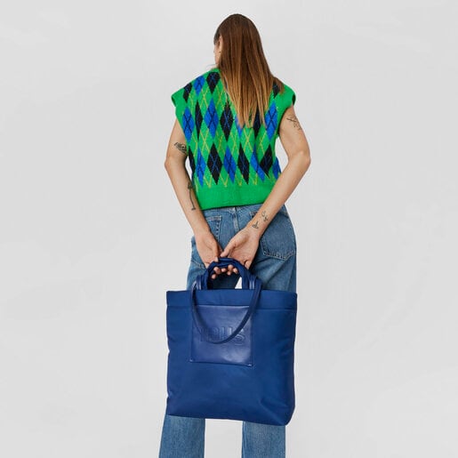 Navy blue TOUS Marina Shopping bag | TOUS