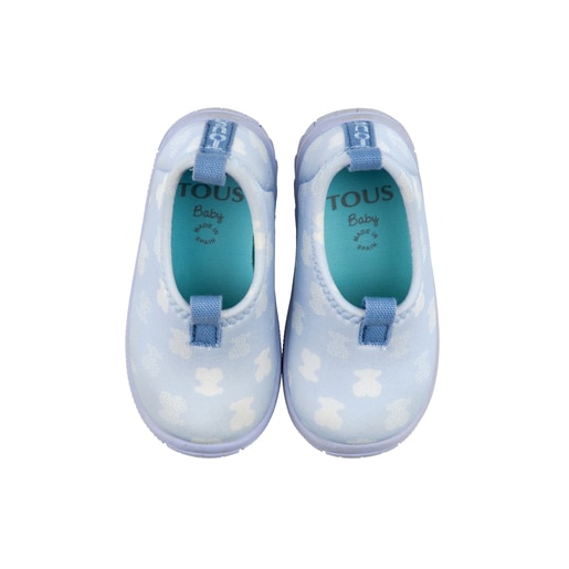 Chaussures d’eau néoprène Ours multiples bleu ciel
