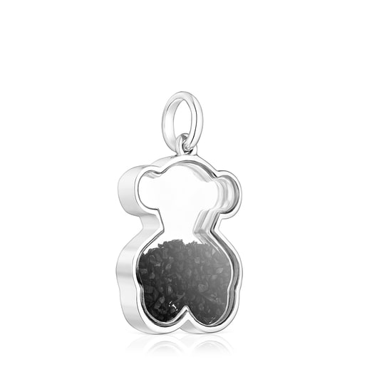 Silver Areia Pendant with onyx