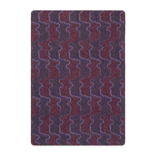 Manta gris oscuro y burdeos TOUS Bear Waves