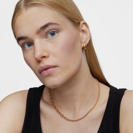 Chain Choker with 18kt gold plating over silver measuring 43 cm TOUS Calin