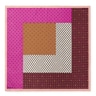 フューシャのポリエステル製ネッカチーフ TOUS Patchwork