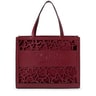 Large shopping bag Amaya Kaos Shock burgundy