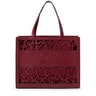 Sac shopping Amaya Kaos Shock grand bordeaux