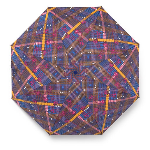 Blue Tile Exene Folding umbrella
