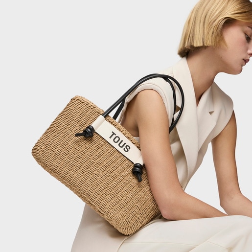 Capazo grande negro Scoubidou