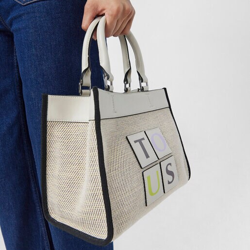 Medium beige TOUS Yummy Shopping bag