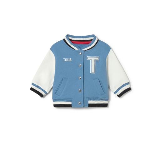 Varsity jacket in Casual blue