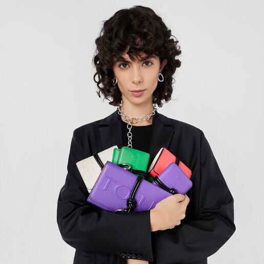 Lilac-colored TOUS Cloud Wallet