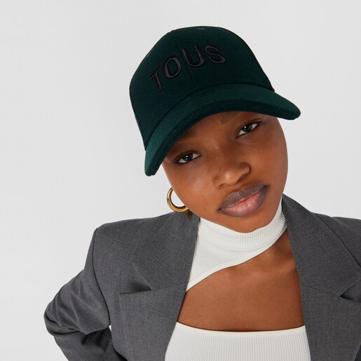 כובע מצחייה TOUS Olympe בצבע ירוק