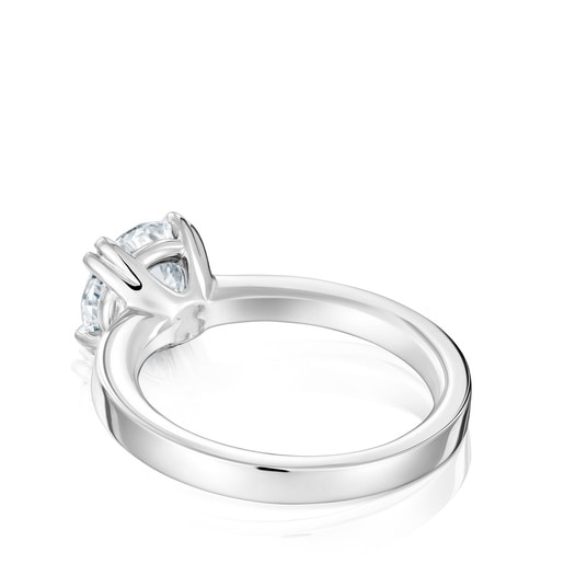 Anillo solitario de platino con diamante creado en laboratorio 2,00 ct TOUS Essentials LGD