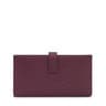 Large burgundy leather Flap wallet TOUS Miranda