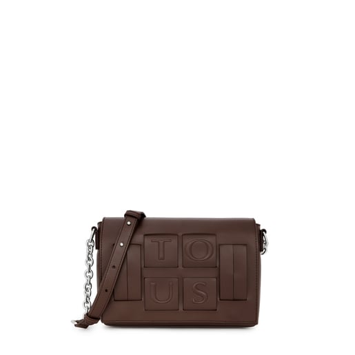 Malá hnedo-tyrkysová crossbody kabelka TOUS Damas