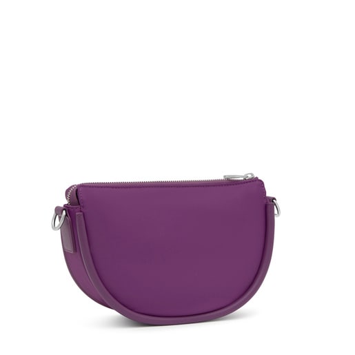 Středně velká purpurová Crossbody kabelka TOUS Miranda Soft New