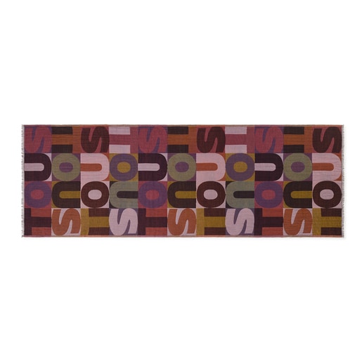 Black jacquard TOUS Mimic Foulard