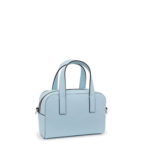 حقيبة بولينج صغيرة باللون الأزرق الفاتح من تشكيلة TOUS La Rue New
