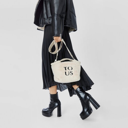 Small beige TOUS Balloon Wild Tote bag