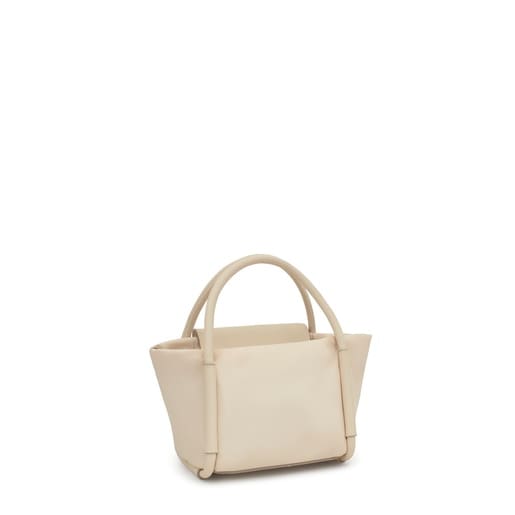 Small beige Tote bag TOUS Silhouette Soft