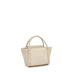 Borsa Tous Silhouette Culla Grande L – Beige – 27x54x30 Cm – Pelle Sintetica, Zip, Tracolla Fissa