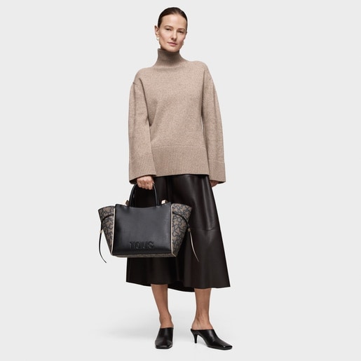 حقيبة سيتي متوسطة الحجم باللون الأسود من تشكيلة Kaos Icon