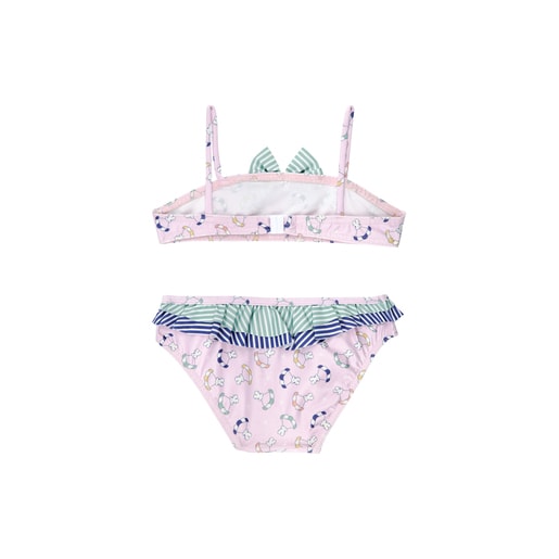 Flying pleated bikini in pink - Tous. | TOUS